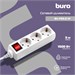 Сетевой удлинитель Buro BU-PS3.3/W 3м (3 розетки) белый (пакет ПЭ) BU-PS3.3/W