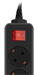 Сетевой фильтр PC Pet AP01006-3-B 3м (5 розеток) черный (пакет ПЭ) AP01006-3-B
