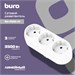 Сетевой разветвитель Buro BU-PS3G-W (3 розетки) белый (пакет ПЭ) BU-PS3G-W