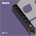 Сетевой фильтр Buro 600SH-16-1.8-B 1.8м (6 розеток) черный (коробка) 600SH-16-1.8-B