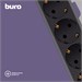 Сетевой фильтр Buro 600SH-16-1.8-B 1.8м (6 розеток) черный (коробка) 600SH-16-1.8-B
