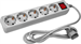 Сетевой фильтр PC Pet AP01006-E-G 1.8м (5 розеток) серый (пакет ПЭ) AP01006-E-G