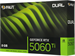 Видеокарта Palit PCI-E 5.0 PA-RTX5060Ti DUAL NVIDIA GeForce RTX 5060TI 8Gb 128bit GDDR7 2407/28000 H NE7506T019P1-GB2062D