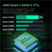 Моноблок Digma Pro Vision 23.8" Full HD Ryzen 3 5425U (2.7) 16Gb SSD512Gb RGr CR Windows 11 Pro Eth  DM23R3-ADXW01