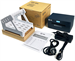 Термопринтер Cactus CS-TP-D420U+держатель (CS-TP-D420U) 203dpi 160мм/с/USB для печ.этик. черный CS-TP-D420U