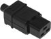 Вилка Lanmaster LAN-IEC-320-C19 IEC 60320 C19 16A 250V black LAN-IEC-320-C19