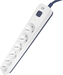 Сетевой фильтр Powercom SP-06W 3,0М 3м (6 розеток) белый/серый (коробка) SP-06W 3,0М