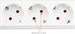 Сетевой фильтр Powercube SPL(5+1)-16B-P-3M-WHITE 3м (6 розеток) белый (коробка) SPL(5+1)-16B-P-3M