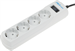 Сетевой фильтр Pilot mini 1.8м (4 розетки) белый (коробка) 127