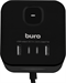 Сетевой удлинитель Buro BU-PC3.1UС-B 1.5м (3 розетки) черный (коробка) BU-PC3.1UС-B