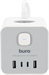 Сетевой удлинитель Buro BU-PTE4.1UC-W 1.5м (4 розетки) белый (коробка) BU-PTE4.1UC-W