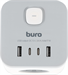 Сетевой разветвитель Buro BU-PW3UC-W (3 розетки) белый (коробка) BU-PW3UC-W