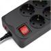 Сетевой фильтр Buro 800SH-1.8-B 1.8м (8 розеток) черный (коробка) 800SH-1.8-B