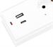 Сетевой фильтр Buro BU-SP1.8_USB_2A-W 1.8м (6 розеток) белый (коробка) BU-SP1.8_USB_2A-W