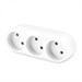 Сетевой разветвитель Buro BU-PS3-W (3 розетки) белый (пакет ПЭ) BU-PS3-W