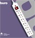 Сетевой фильтр Buro 600SH-16-1.8-W 1.8м (6 розеток) белый (коробка) 600SH-16-1.8-W