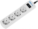 Сетевой фильтр Pilot mini 5м (4 розетки) белый (коробка) 129