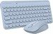 Клавиатура + мышь A4Tech Fstyler FG3200 Air клав:синий мышь:синий USB беспроводная slim Multimedia FG3200 AIR