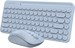 Клавиатура + мышь A4Tech Fstyler FG3200 Air клав:синий мышь:синий USB беспроводная slim Multimedia FG3200 AIR