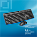 Клавиатура + мышь Оклик S275W клав:черный мышь:черный USB беспроводная slim Multimedia (1993113) 1993113