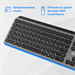 Клавиатура Оклик K859W серый/черный USB беспроводная slim Multimedia (2002136) 2002136