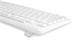 Клавиатура + мышь Оклик S650 клав:белый мышь:белый USB Multimedia (1875257) 1875257