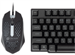 Клавиатура + мышь Оклик 400GMK клав:черный мышь:черный USB LED (1546779) 1546779