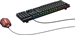 Клавиатура + мышь Оклик 400GMK клав:черный мышь:черный USB LED (1546779) 1546779