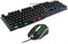 Клавиатура + мышь Оклик 400GMK клав:черный мышь:черный USB LED (1546779) 1546779
