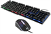 Клавиатура + мышь Оклик 400GMK клав:черный мышь:черный USB LED (1546779) 1546779