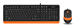 Клавиатура + мышь A4Tech Fstyler F1010 клав:черный/оранжевый мышь:черный/оранжевый USB Multimedia (F F1010 ORANGE