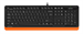 Клавиатура + мышь A4Tech Fstyler F1010 клав:черный/оранжевый мышь:черный/оранжевый USB Multimedia (F F1010 ORANGE