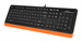 Клавиатура + мышь A4Tech Fstyler F1010 клав:черный/оранжевый мышь:черный/оранжевый USB Multimedia (F F1010 ORANGE