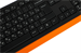 Клавиатура + мышь A4Tech Fstyler F1010 клав:черный/оранжевый мышь:черный/оранжевый USB Multimedia (F F1010 ORANGE