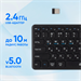 Клавиатура Оклик K614W черный USB беспроводная slim Multimedia Touch (1979327) 1979327