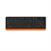 Клавиатура + мышь A4Tech Fstyler FG1010 клав:черный/оранжевый мышь:черный/оранжевый USB беспроводная FG1010 ORANGE