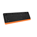 Клавиатура + мышь A4Tech Fstyler FG1010 клав:черный/оранжевый мышь:черный/оранжевый USB беспроводная FG1010 ORANGE