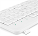 Клавиатура Оклик K225W белый USB беспроводная Multimedia (1875235) 1875235