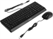 Клавиатура + мышь A4Tech Fstyler F1512 клав:черный мышь:черный USB (F1512 BLACK) F1512 BLACK