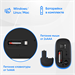 Клавиатура + мышь Оклик S255W клав:черный мышь:черный USB беспроводная Multimedia (1909361) 1909361