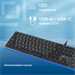 Клавиатура Оклик K953X механическая черный/серый USB Multimedia LED (1901086) 1901086