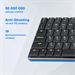 Клавиатура Оклик K953X механическая черный/серый USB Multimedia LED (1901086) 1901086
