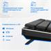 Клавиатура Оклик K953X механическая черный/серый USB Multimedia LED (1901086) 1901086