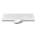 Клавиатура + мышь A4Tech Fstyler FG1010 клав:белый/серый мышь:белый/серый USB беспроводная Multimedi FG1010 WHITE
