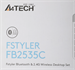 Клавиатура + мышь A4Tech Fstyler FB2535C клав:белый/серый мышь:белый/серый USB беспроводная Bluetoot FB2535C ICY WHITE