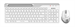 Клавиатура + мышь A4Tech Fstyler FB2535C клав:белый/серый мышь:белый/серый USB беспроводная Bluetoot FB2535C ICY WHITE