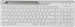 Клавиатура + мышь A4Tech Fstyler FB2535C клав:белый/серый мышь:белый/серый USB беспроводная Bluetoot FB2535C ICY WHITE