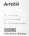 Клавиатура + мышь A4Tech 3000NS клав:черный мышь:черный USB беспроводная Multimedia 3000NS