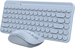 Клавиатура + мышь A4Tech Fstyler FG3200 Air2 клав:синий мышь:синий USB беспроводная slim Multimedia FG3200 AIR2-1