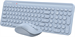Клавиатура + мышь A4Tech Fstyler FG3300 Air2 клав:синий мышь:синий USB беспроводная slim Multimedia FG3300 AIR2-1